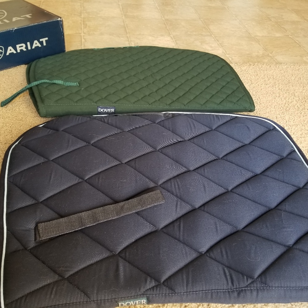 Dover AP  english saddle pads. Brand new